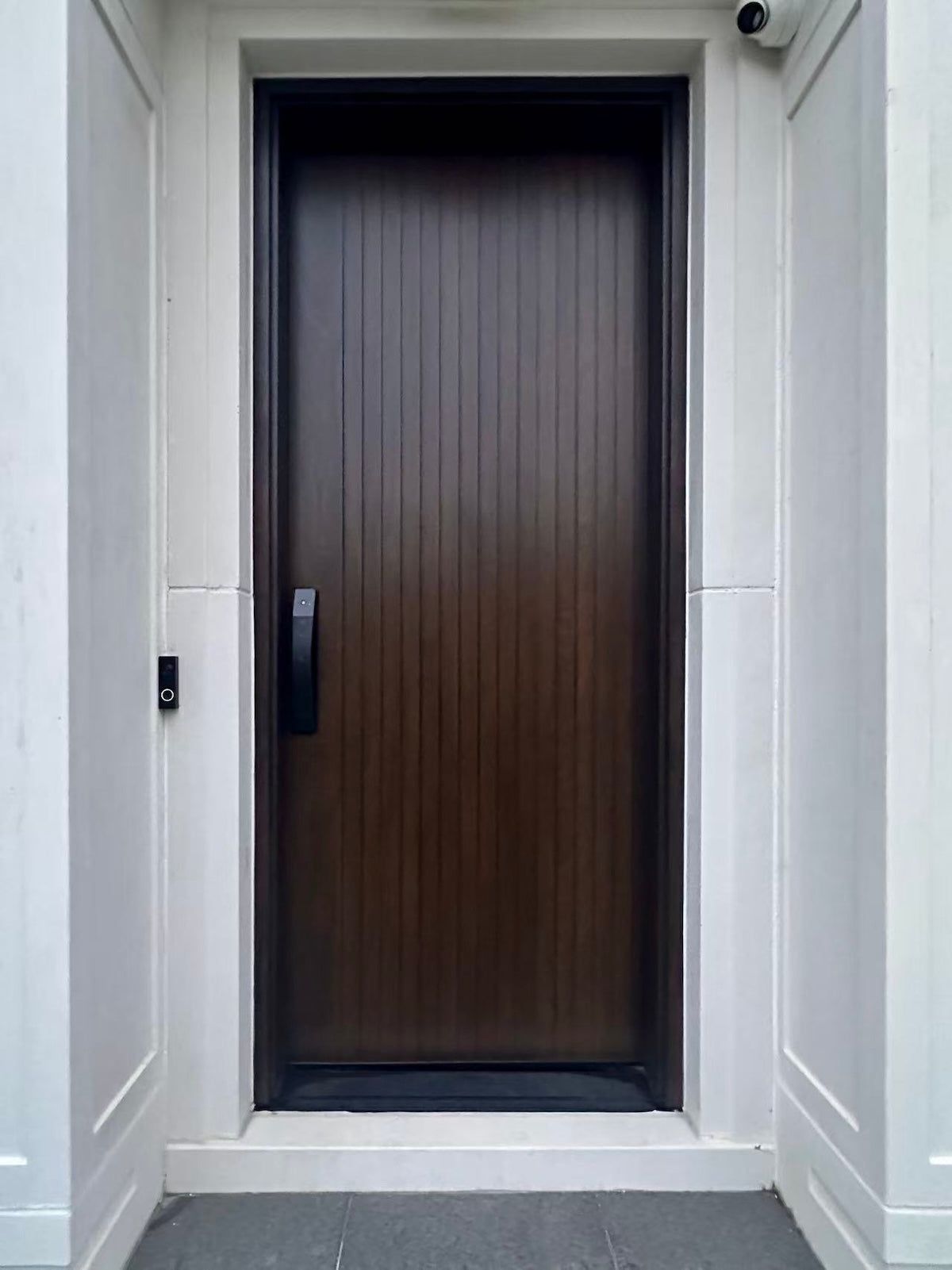 s6max installed on a residential door in a North American home
