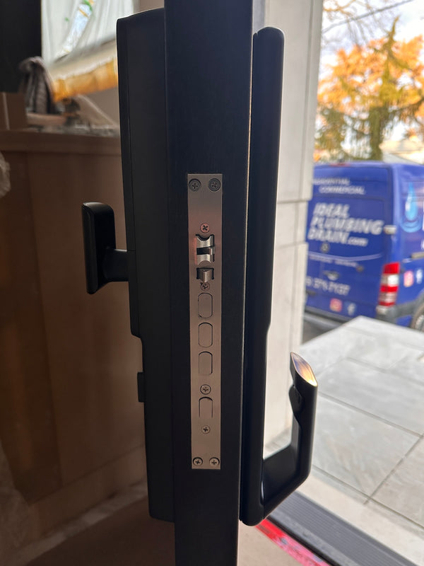 s5 installed on a residential door in a North American home