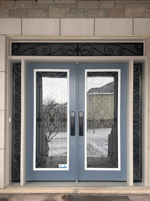 S6max and dummy installed on a residential door in a North American home